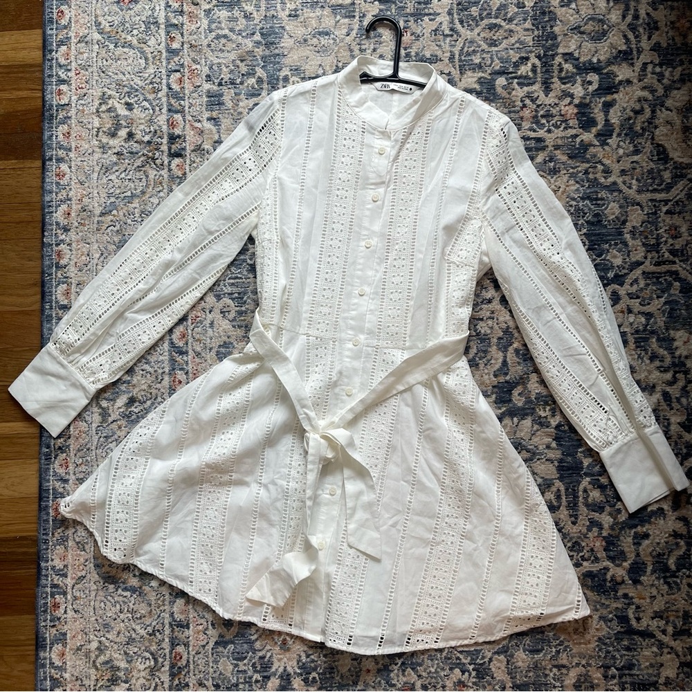 Zara Mini Shirt Dress - Medium